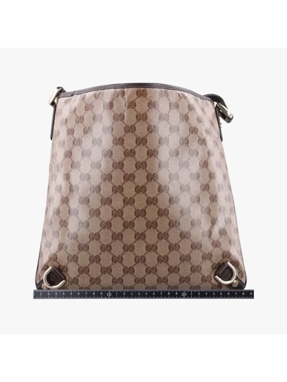 Gucci Abbey Brown Canvas Tote
